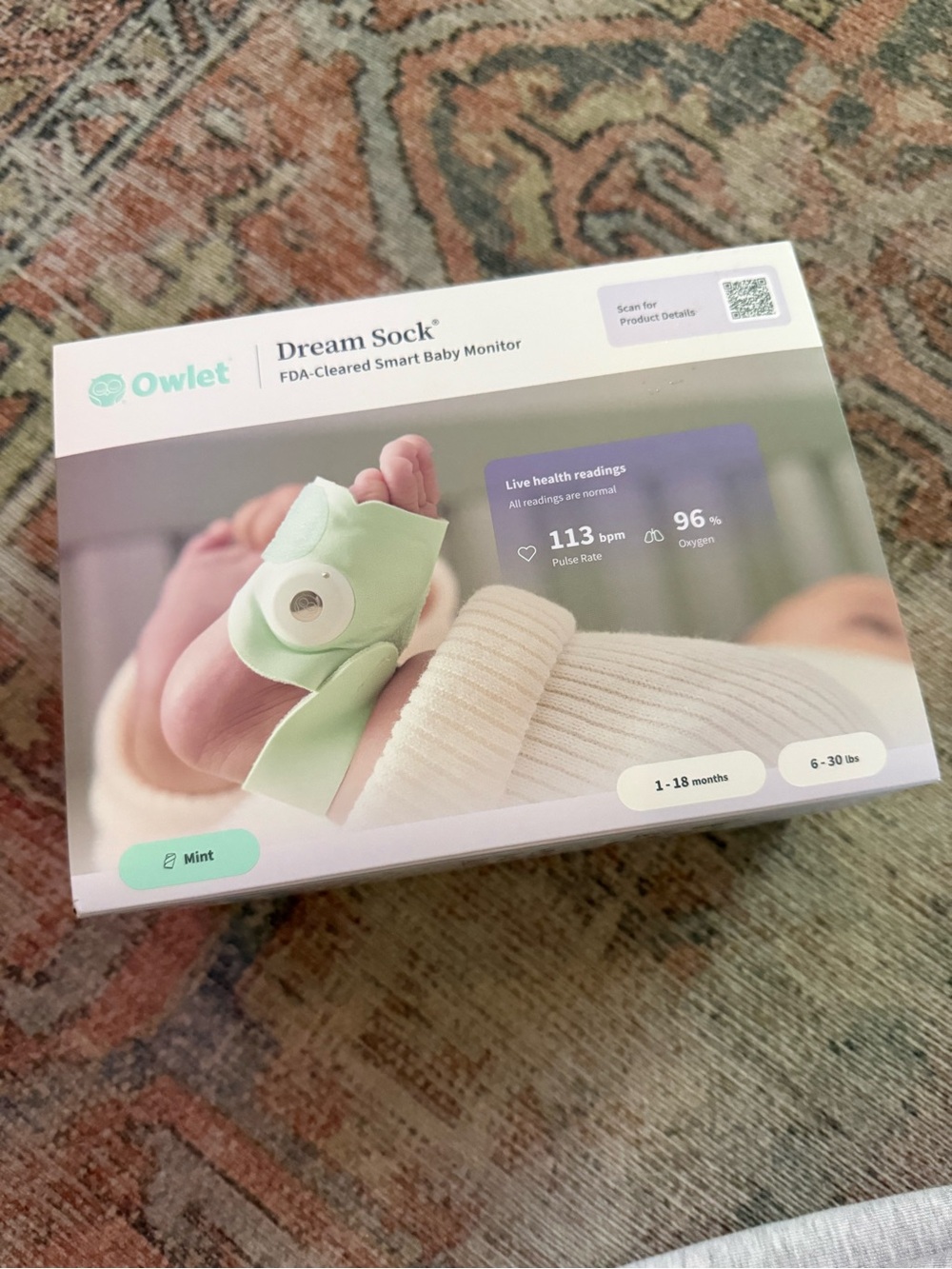 Owlet dream sock